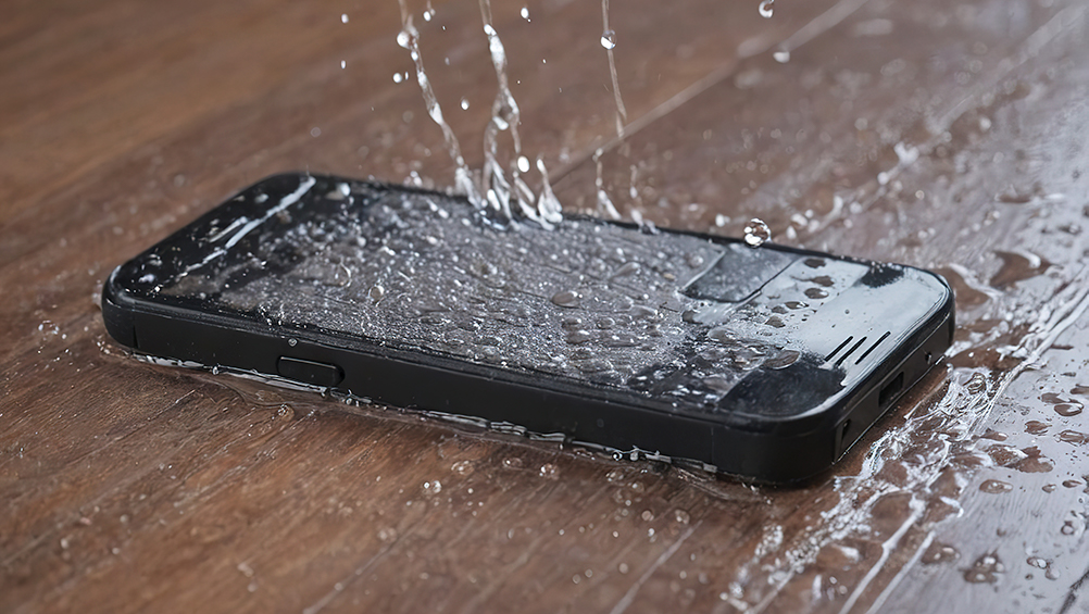 telefono caduto in acqua